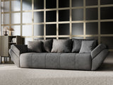 Canapea extensibilă dumonde cu ladă de depozitare si sezut confortabil din spuma HR, Berlin Kaki 250x100 cm Fabrica