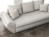 Canapea extensibilă dumonde cu ladă de depozitare si sezut confortabil din spuma HR, Loana Bej 250x100 cm Fabrica