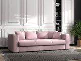 Canapea extensibilă dumonde cu ladă de depozitare si sezut confortabil din spuma HR, Gloria Pink 240x100 cm Fabrica