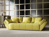 Canapea extensibilă dumonde cu ladă de depozitare si sezut confortabil din spuma HR, Berlin Green 250x100 cm Fabrica