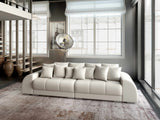 Canapea extensibilă dumonde cu 2 lăzi de depozitare si sezut confortabil din spuma HR, Big Sofa Verona Enjoy Lux Beige 310x100 cm Fabrica