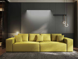 Canapea extensibilă dumonde cu ladă de depozitare si sezut confortabil din spuma HR, Dream Enjoy Verde 310x100 cm Fabrica