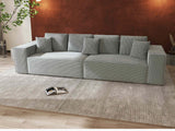 Canapea extensibilă dumonde cu ladă de depozitare si sezut confortabil din spuma HR, Dream Zoom Mint 310x100 cm Fabrica