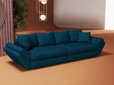 Canapea extensibilă dumonde cu ladă de depozitare si sezut confortabil din spuma HR, Loana Enjoy Verde Petrol 300x100 cm Fabrica