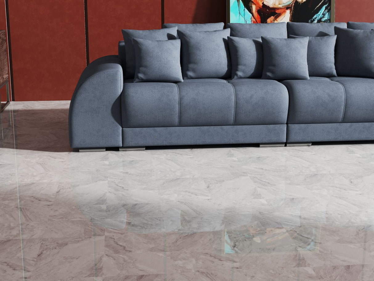 Canapea extensibilă dumonde cu 2 lăzi de depozitare si sezut confortabil din spuma HR, Big Sofa Verona Enjoy Lux Antracit 310x100 cm