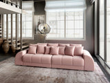 Canapea extensibilă dumonde cu 2 lăzi de depozitare si sezut confortabil din spuma HR, Verona Pink 310x100 cm Fabrica