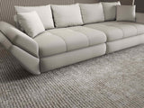 Canapea extensibilă dumonde cu ladă de depozitare si sezut confortabil din spuma HR, Loana Enjoy Bej 300x100 cm Fabrica