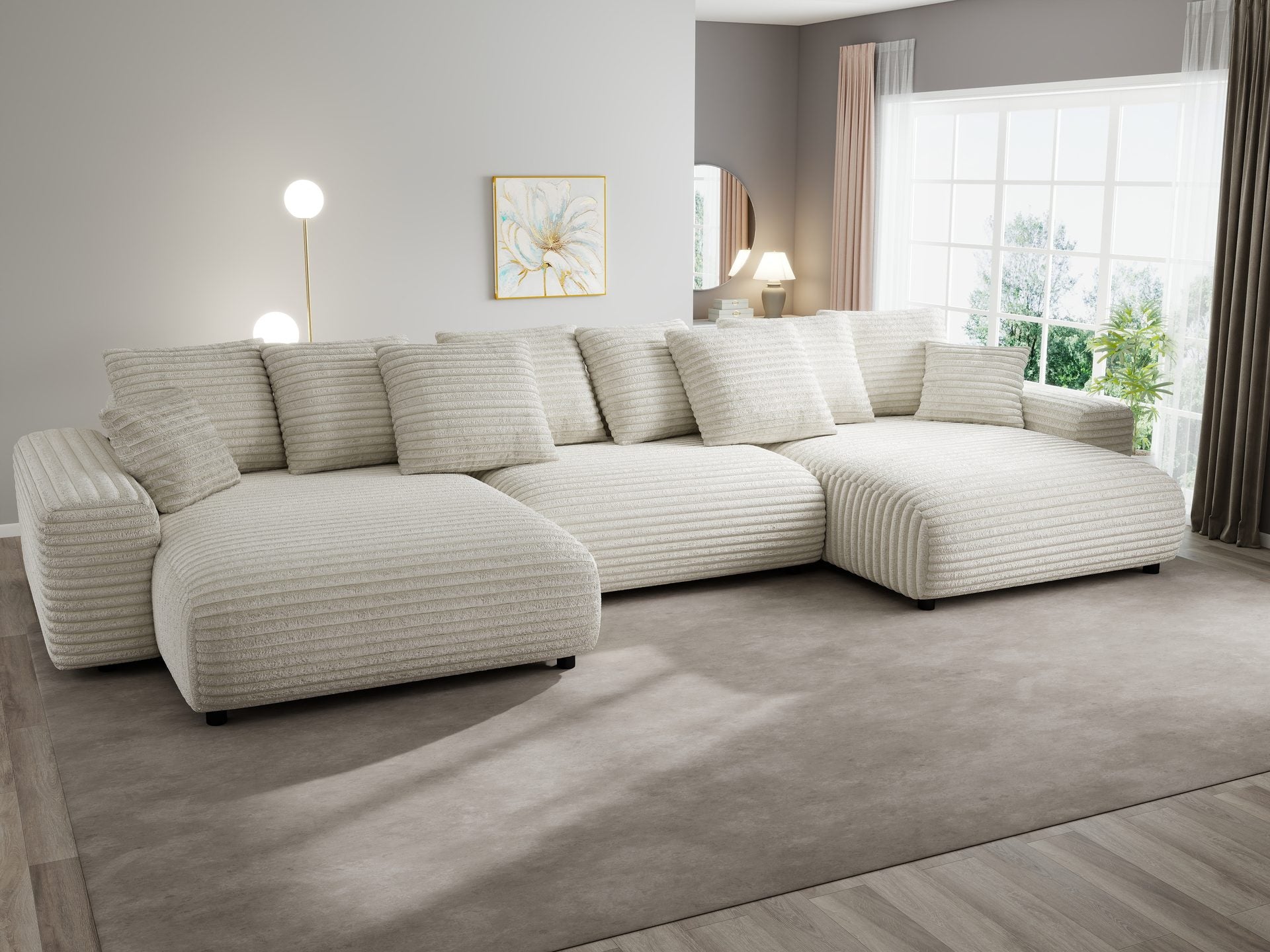 Canapea Dumonde Luma Small, Tilia 01-bej (ROP H332)