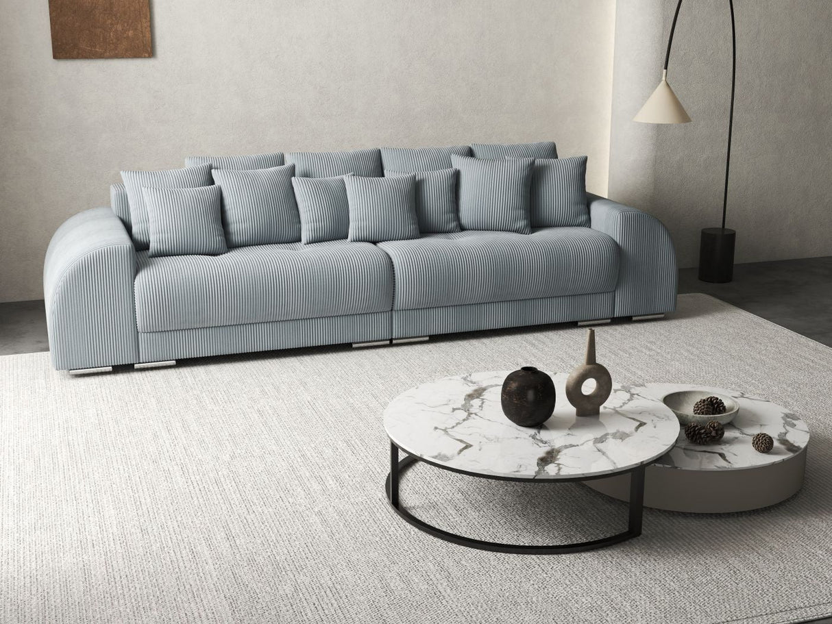 Canapea extensibilă dumonde cu 2 lăzi de depozitare si sezut confortabil din spuma HR, Verona Zoom 310x100 cm Fabrica
