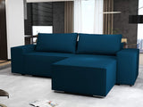 Colțar extensibil dumonde cu ladă de depozitare si sezut confortabil din spuma HR, Dream Enjoy Verde Petrol 290x185 cm II Fabrica