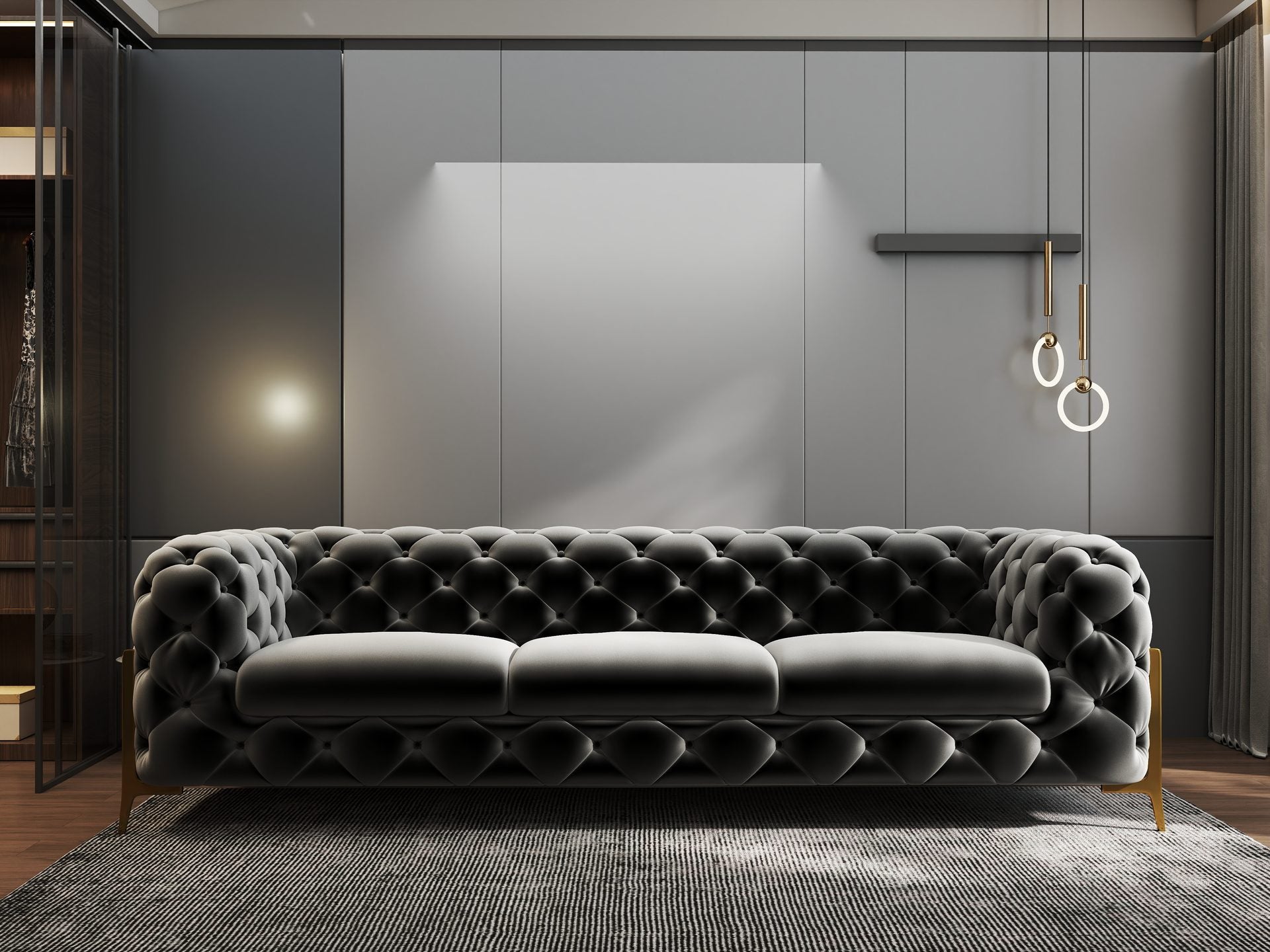 Canapea Dumonde Chelsea Bis SOFA 3. OS., ROYAL 27-gri (ROP A110)