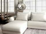 Colțar extensibil dumonde cu ladă de depozitare si sezut confortabil din spuma HR, Denver Enjoy Bej 275x185 cm Fabrica