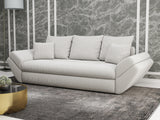 Canapea extensibilă dumonde cu ladă de depozitare si sezut confortabil din spuma HR, Loana Zoom Grey 250x100 cm Fabrica