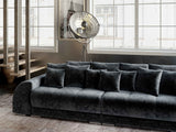 Canapea extensibilă dumonde cu 2 lăzi de depozitare si sezut confortabil din spuma HR, Verona Euphoria Gri Grafit 310x100 cm Fabrica