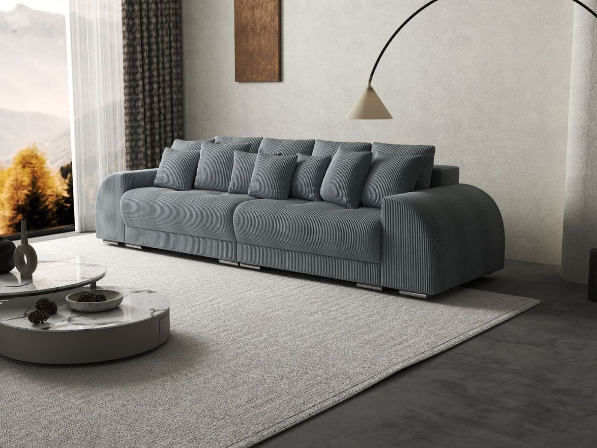 Canapea extensibilă dumonde cu 2 lăzi de depozitare si sezut confortabil din spuma HR, Verona Zoom 310x100 cm Fabrica