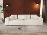 Canapea extensibilă dumonde cu ladă de depozitare si sezut confortabil din spuma HR, Dream Euphoria Alb 310x100 cm Fabrica