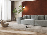 Canapea extensibilă dumonde cu ladă de depozitare si sezut confortabil din spuma HR, Dream Zoom Mint 310x100 cm Fabrica