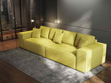 Canapea extensibilă dumonde cu ladă de depozitare si sezut confortabil din spuma HR, Dream Enjoy Verde 310x100 cm Fabrica
