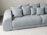 Canapea extensibilă dumonde cu 2 lăzi de depozitare si sezut confortabil din spuma HR, Verona Zoom 310x100 cm Fabrica