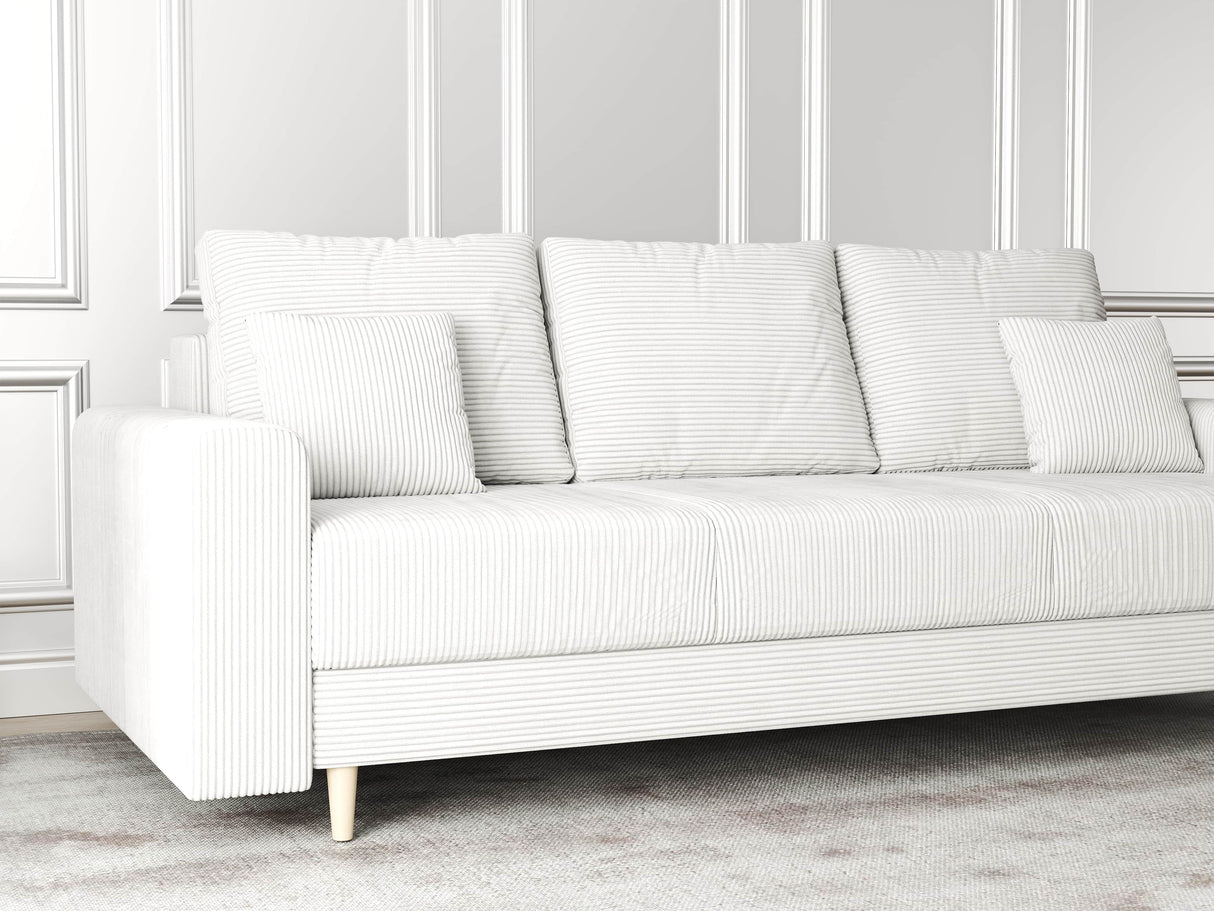 Canapea extensibilă dumonde cu ladă de depozitare si sezut confortabil din spuma HR, Kronos Zoom Gri 210x100 cm fabrica