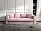 Canapea extensibilă dumonde cu ladă de depozitare si sezut confortabil din spuma HR, Gloria Pink 240x100 cm Fabrica
