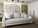 Canapea extensibilă dumonde cu ladă de depozitare si sezut confortabil din spuma HR, Kronos Euphoria Alb 210x100 cm fabrica