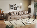 Canapea extensibilă dumonde cu 2 lăzi de depozitare si sezut confortabil din spuma HR, Big Sofa Verona Tobago Brown 310x100 cm Fabrica