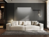 Canapea extensibilă dumonde cu ladă de depozitare si sezut confortabil din spuma HR, Dream Enjoy Bej 310x100 cm Fabrica