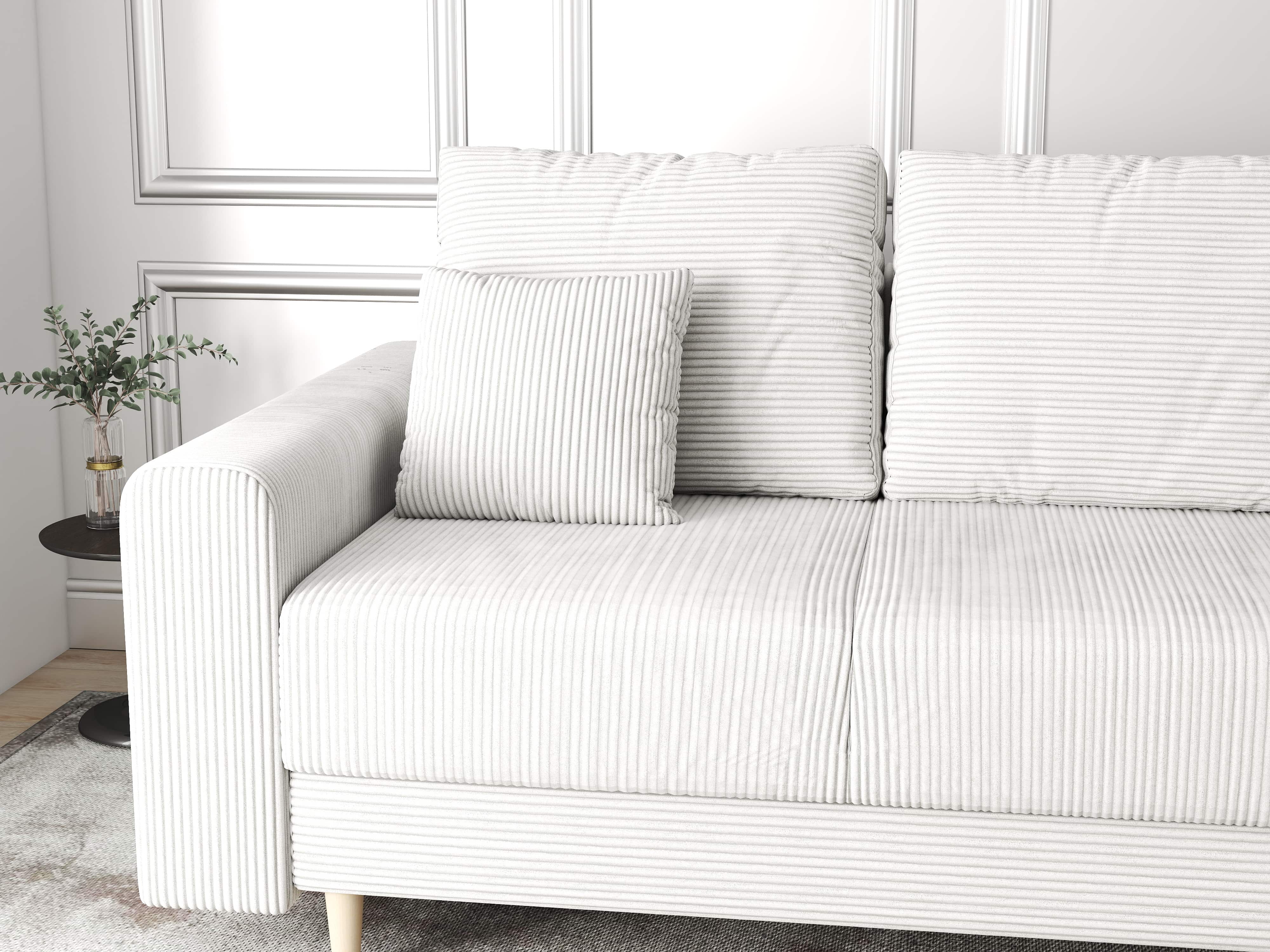 Canapea extensibilă dumonde cu ladă de depozitare si sezut confortabil din spuma HR, Kronos Zoom Gri 210x100 cm fabrica