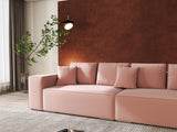 Canapea extensibilă dumonde cu ladă de depozitare si sezut confortabil din spuma HR, Dream Royal Roz 310x100 cm Fabrica