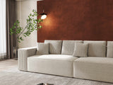 Canapea extensibilă dumonde cu ladă de depozitare si sezut confortabil din spuma HR, Dream Zoom Gri 310x100 cm Fabrica