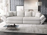 Canapea extensibilă dumonde cu ladă de depozitare si sezut confortabil din spuma HR, Loana Zoom Bej 300x100 cm Fabrica