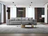 Canapea extensibilă dumonde cu ladă de depozitare si sezut confortabil din spuma HR, Marbela Enjoy Lux Grey XXL 295x100 cm fabrica