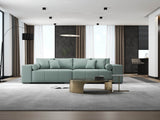 Canapea extensibilă dumonde cu ladă de depozitare si sezut confortabil din spuma HR, Marbela Enjoy Lux Mint XXL 295x100 cm fabrica