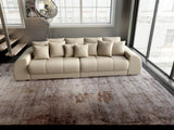 Canapea extensibilă dumonde cu 2 lăzi de depozitare si sezut confortabil din spuma HR, Big Sofa Verona Enjoy Lux 02 Beige 310x100 cm Fabrica