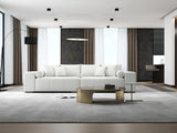 Canapea extensibilă dumonde cu ladă de depozitare si sezut confortabil din spuma HR, Marbela Euphoria Alb XXL 295x100 cm fabrica