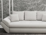 Canapea extensibilă dumonde cu ladă de depozitare si sezut confortabil din spuma HR, Loana Zoom Grey 250x100 cm Fabrica
