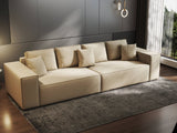 Canapea extensibilă dumonde cu ladă de depozitare si sezut confortabil din spuma HR, Dream Enjoy Bej 2 310x100 cm Fabrica
