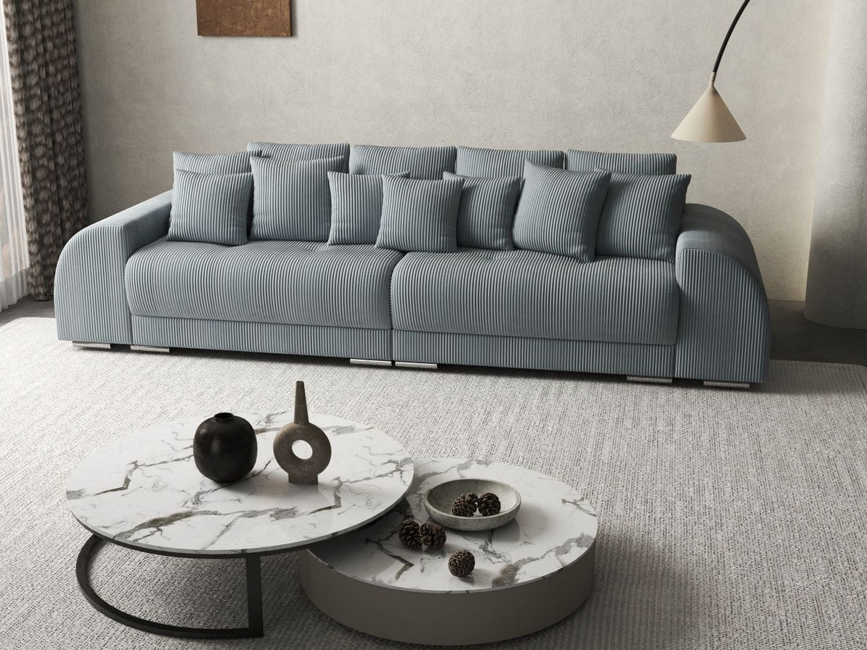 Canapea extensibilă dumonde cu 2 lăzi de depozitare si sezut confortabil din spuma HR, Verona Zoom 310x100 cm Fabrica