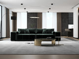 Canapea extensibilă dumonde cu ladă de depozitare si sezut confortabil din spuma HR, Marbela Euphoria Green XXL 295x100 cm fabrica