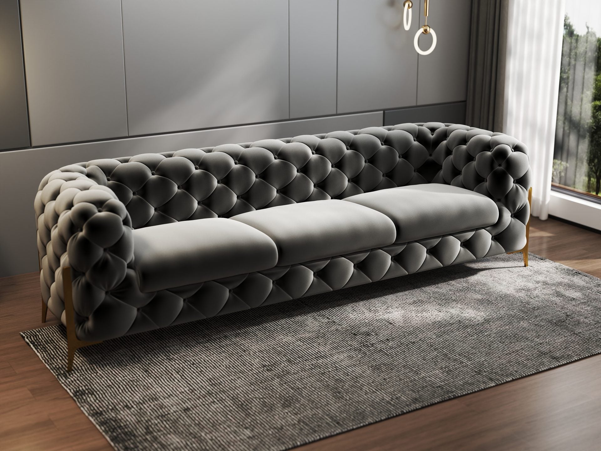Canapea Dumonde Chelsea Bis SOFA 3. OS., ROYAL 27-gri (ROP A110)