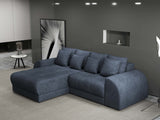 Colțar extensibil dumonde cu ladă de depozitare si sezut confortabil din spuma HR, Verona Enjoy Gri Antracit 290x185 cm Fabrica