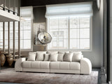Canapea extensibilă dumonde cu 2 lăzi de depozitare si sezut confortabil din spuma HR, Big Sofa Verona Enjoy Lux Beige 310x100 cm Fabrica