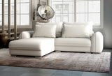Colțar extensibil dumonde cu ladă de depozitare si sezut confortabil din spuma HR, Denver Enjoy Bej 275x185 cm Fabrica