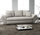 Canapea extensibilă dumonde cu ladă de depozitare si sezut confortabil din spuma HR, Loana Bej 250x100 cm Fabrica