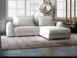 Colțar extensibil dumonde cu ladă de depozitare si sezut confortabil din spuma HR, Denver Euphoria Gri 275x185 cm II Fabrica