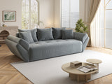 Canapea extensibilă dumonde cu ladă de depozitare si sezut confortabil din spuma HR, Zoom Mint 250x100 cm Fabrica