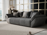 Canapea extensibilă dumonde cu ladă de depozitare si sezut confortabil din spuma HR, Berlin Kaki 250x100 cm Fabrica