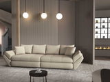 Canapea extensibilă dumonde cu ladă de depozitare si sezut confortabil din spuma HR, Loana Enjoy Bej 2 300x100 cm Fabrica