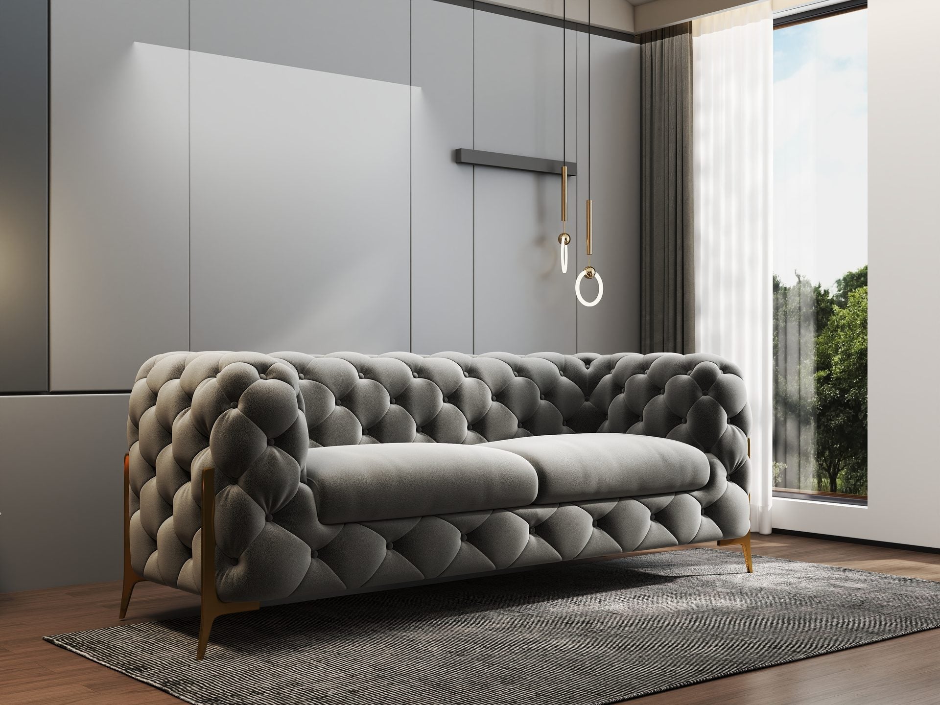 Canapea Dumonde Chelsea Bis SOFA 2. OS., ROYAL 27-gri (ROP A108)